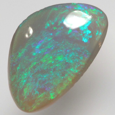 SOLID SEMI BLACK OPAL Sparkles of green over blue